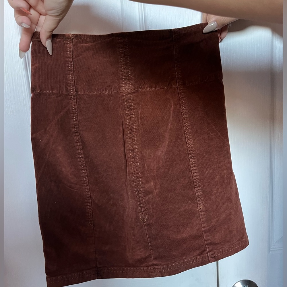 FREE PEOPLE brown skirt